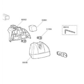 Thule plastkapsel f/753
