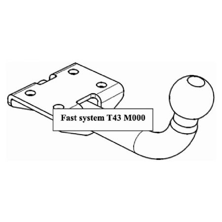 Cykeltræk Aygo, 108, C1 m.fast kugle 06.2014-