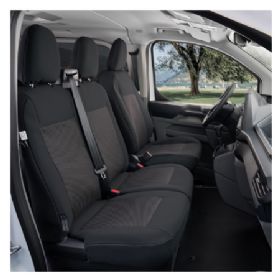 Sædeovertræk passagerside u/bord Transit Custom 2024-