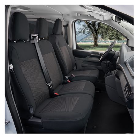 Sædeovertræk passagerside u/bord Transit Custom 2024-