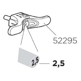 Thule håndtag til 941/943  25mm