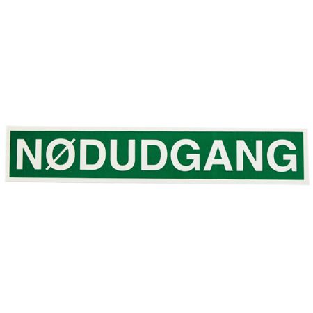 Nødudgang klæbemærker