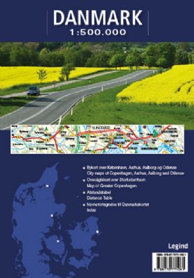 Danmark fold ud-kort