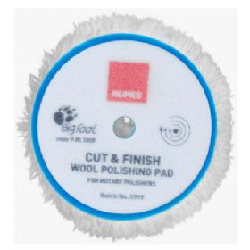 Rotary Ø:180 mm wool pad, cut & finish Ø:150mm, 1 stk.