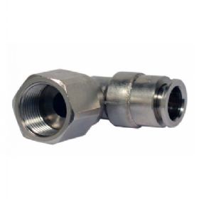 Pneumatic l-pipe connection 3/8 f for hose Ø:10 mm
