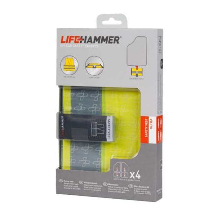 Sikkerhedsvest, 4 stk. vakuumpakket