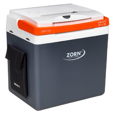 ZORN 25L elektrisk køleboks 12/230V og USB