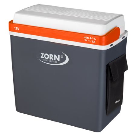 ZORN 21L Elektrisk køleboks 12V med USB A+C