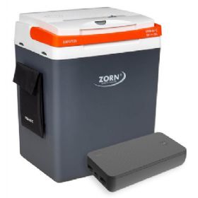 ZORN 30L elektrisk køleboks 12/230V inkl. Powerbank