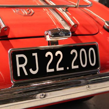 Nummerpladeramme rustfri stk.