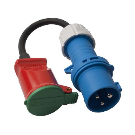 Adaptorkabel cee/dk F8 0,33m