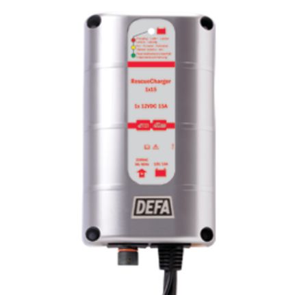 DEFA rescuecharger 12v 1 x 15a