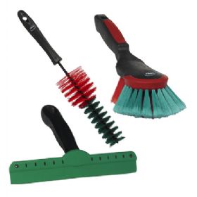 Vikan kit, vaskebørste, fælgbørste og Wipe n´ Shine