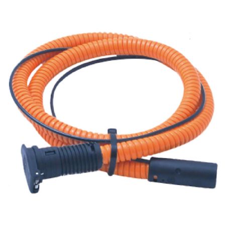 Miniplug indtagskabel 2m orange