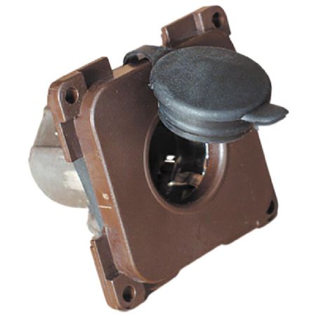 Vægudtag 12vdc grå