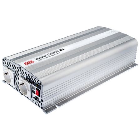 DEFA inverter 24v 1500w, schuko stik
