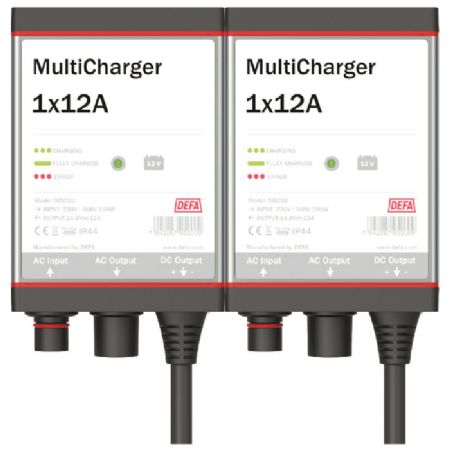 DEFA multicharger 12v 2x12a
