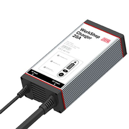 DEFA værkstedslader 12 volt - 25 amp