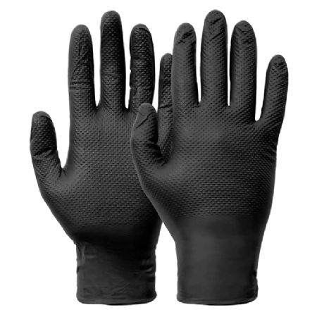 NORSE Diamond Black nitrilengangshandsker str. 8