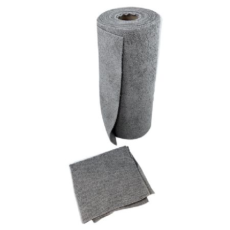 Mikrofiberklude på rulle, 30x30cm, 180gsm, 50 stk