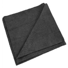 Mikrofiberklud, 40x40cm, 330gsm, 10 stk Sort