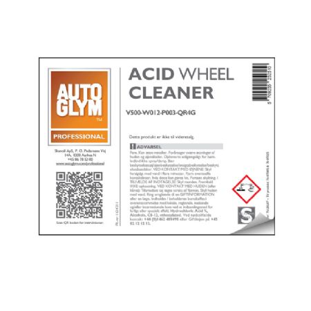 Label Autoglym Acid Wheel Cleaner