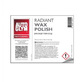 Label Autoglym Radiant Wax Polish