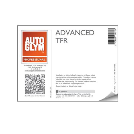 Label Autoglym Advanced TFR