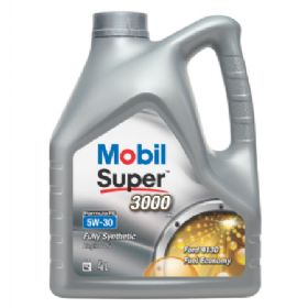 Mobil Super3000 X1F-FE, 4ltr. 5W30 olie