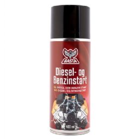 Basta Diesel og Benzin-start 400 ml.