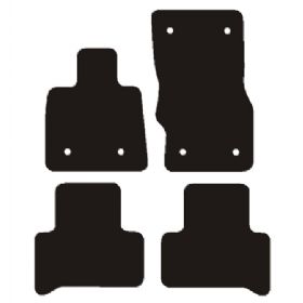 Velour måtter Alfa Romeo Stelvio 2017-