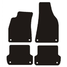 Velour måtter Audi A4 2000-2008