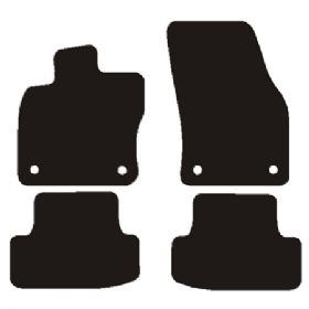 Velour måtter Audi Q2 2016 -