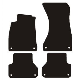 Velour måtter Audi A4 type b9/8w 2015-