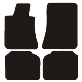 Velour måtter BMW 5-serie E28 1981-1990