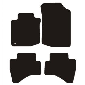 Velour måtter Citroen C1 2005-2011