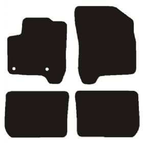 Velour måtter Citroen C3 Picasso 2009-