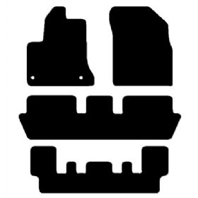 Velour måtter Citroen C4 Picasso 7P 2006-2012