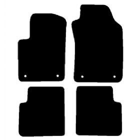 Velour måtter Fiat 500 2013- 2x hul i begge formåtter