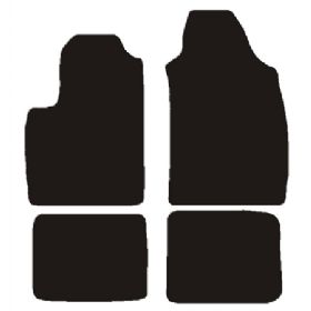 Velour måtter Fiat Panda 2003-2012