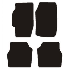 Velour måtter Honda Accord 2d Coupe 1990-1993
