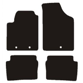 Velour måtter Hyundai i10 2009-2013