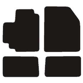 Velour måtter Nissan Pixo 2009-