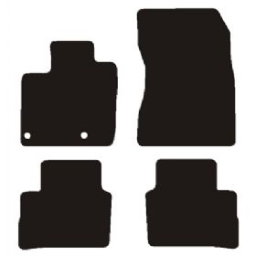Velour måtter Nissan Qashqai J12 2022-
