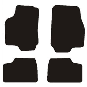 Velour måtter Opel Astra G 1998-2004
