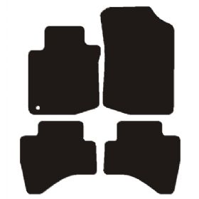 Velour måtter Peugeot 107 2005-2010