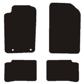Velour måtter Peugeot 206 2009-