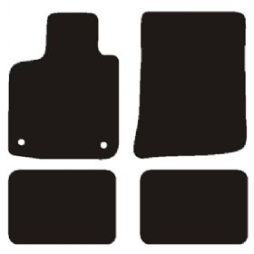 Velour måtter Renault Twingo II 2007-2013