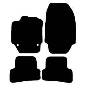 Velour måtter Renault Captur 2013 - 12/2019