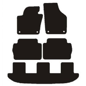 Velour måtter Seat Alhambra 7P 2011-